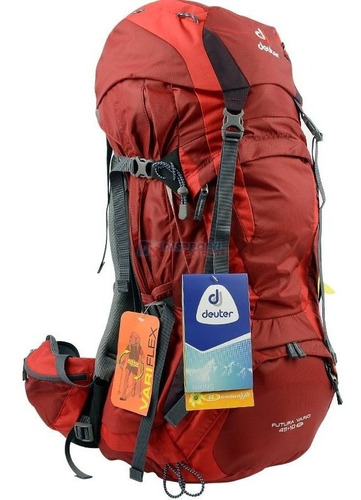 Mochila Carga Deuter Futura Vario Sl 45+10 Litros Vermelha