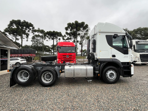 Iveco Stralis 400 Branco Tração 6x2 Ano 2014 Trucado Hi Way