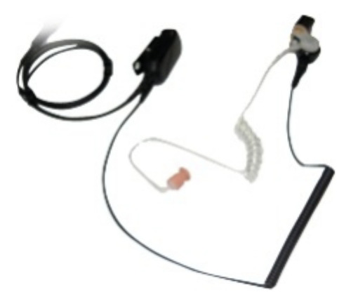 Micrófono De Solapa Con Audífono Discreto P Motorola Ex-500