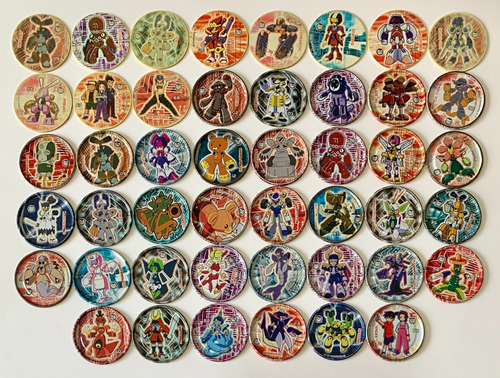 46 Tazos Medabots -mlatratados- Classic Y Metalix 2003 L.165