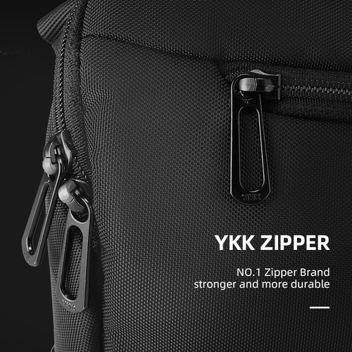 Bolso De Hombro De Messenger Bag Para Hombre, Resistente, Con Cierre