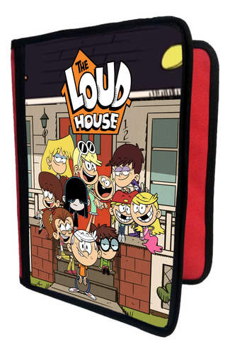 Carpeta A4 + Funda Sublimada De The Loud House T123