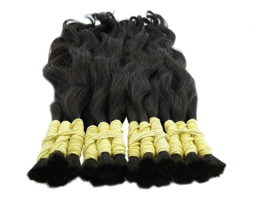 Cabelo Humano Ondulado Natural 50cm - 300g Envio Imediato