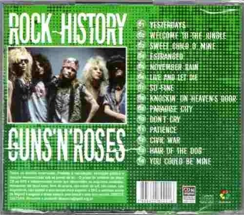 Guns N' Roses Cd Rock History Novo Lacrado
