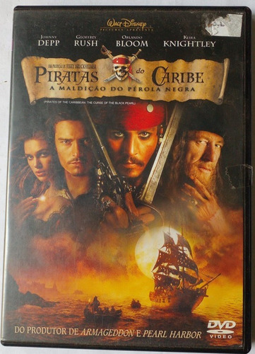 Dvd Original - Piratas Do Caribe  A Maldição Do Pérola Negra