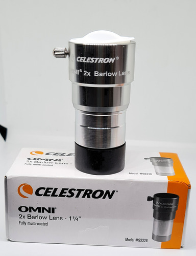 Lente Barlow Celestron Omni 2x. (Usado)
