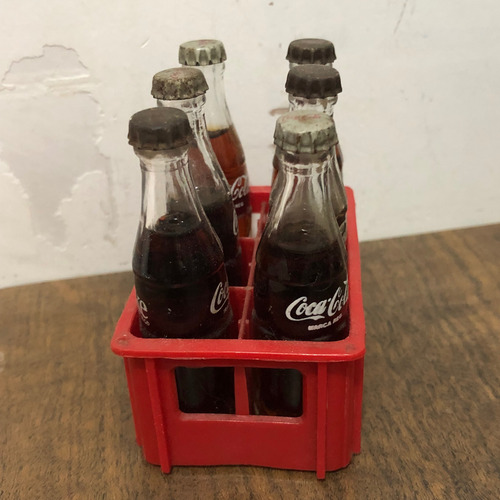 Miniatura Engradado De Coca Cola Anos 80 Coleção