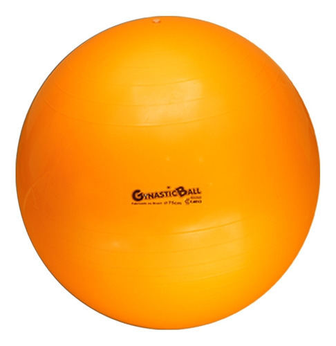 Bola De Pilates Gynastic Ball Carci 75cm Bl0175 Laranja