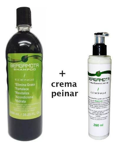 Shampoo De Bergamota Para Crecimiento Capilar Y Alopecia 