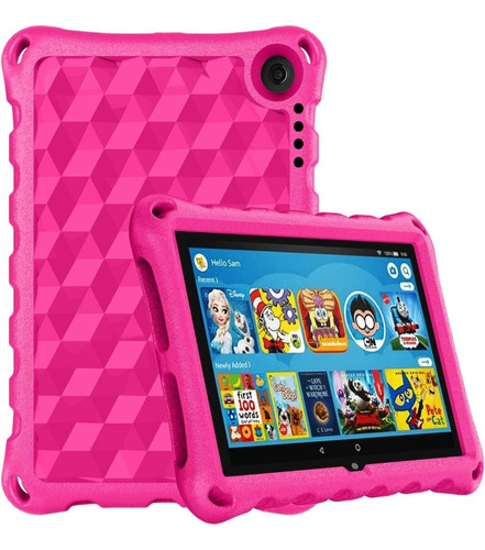 Forro Protector Tablet Amazon Fire 10 Hd Rosado 