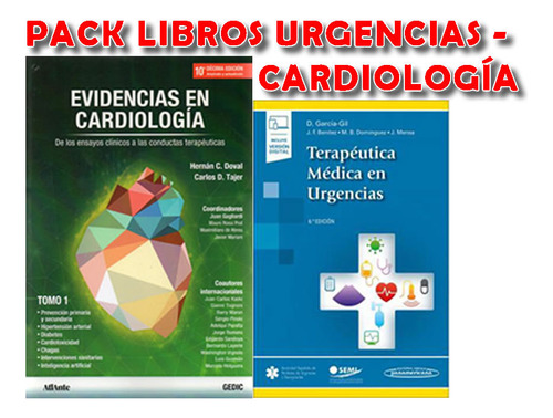 Pack Doval Evidencias Cardiología Y Garcia Terap  Med Urgen 