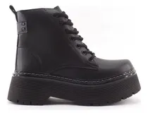 Comprar Botas Borcegos Acordonados Dama Mujer Plataforma 704 Cshoes