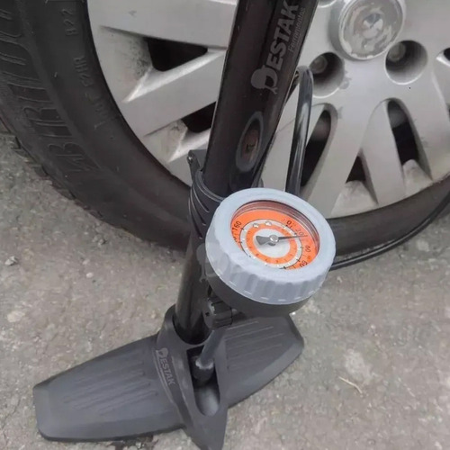 Bomba De Ar Manual Pneus Carro Moto Bicicleta 160psi Starfer