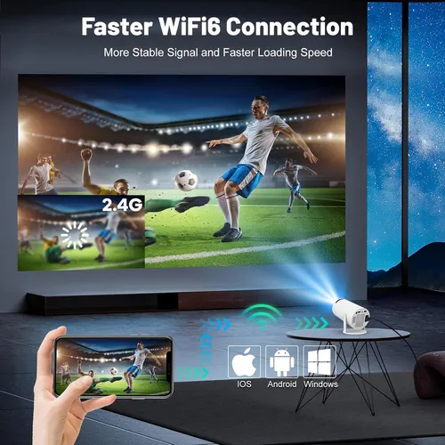 Proyector Mini Portatil 4k Android Wifi Bluetooth Hdmi Tv