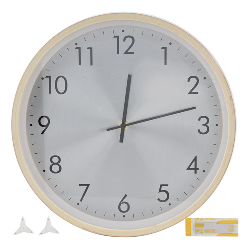 Reloj De Pared Con Pilas, Sencillo, Estilo Nórdico, Mudo, Vi