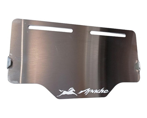 Porta Placa Refuerzo De Placa Inoxidable Para Motos Apache