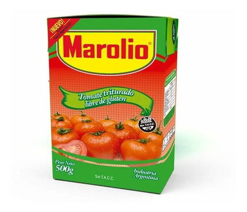 Pack X 3 Unid Tomate Triturado  Trecart 500 Gr Marolio Toma