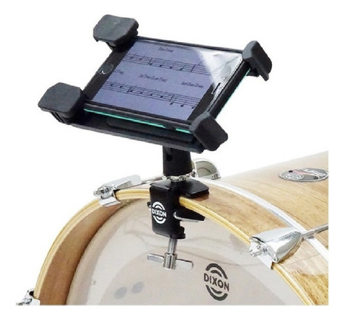 Soporte De Tablet Para Aro De Bombo De Bateria Dixon