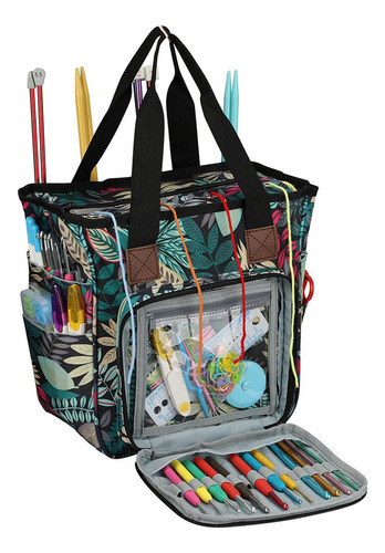 Bolsa De Hilo De Lana De Ganchillo Aguja De Coser Bolso De