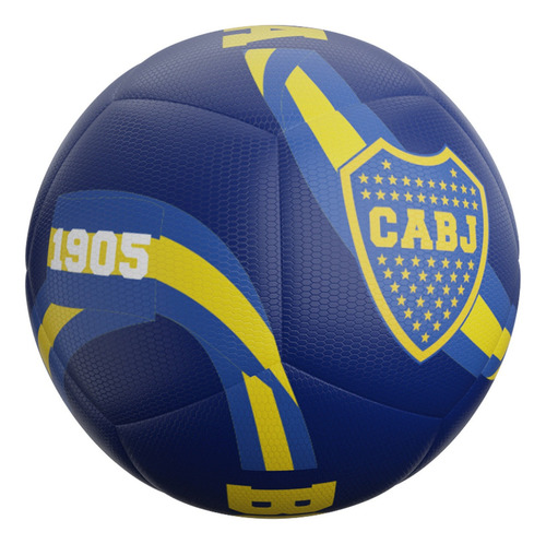 Pelota Dribbling Futbol Flag Boca - Azul Amarillo Cli Color Azul/amarillo