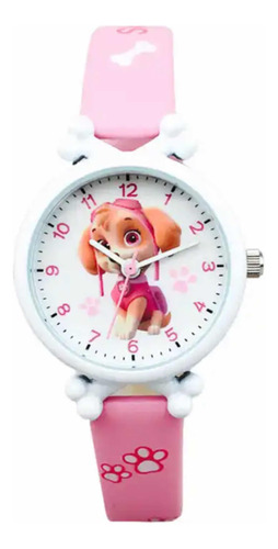 Reloj Niño Paw Patrol Morado De Personaje Skye Perrita Nuevo