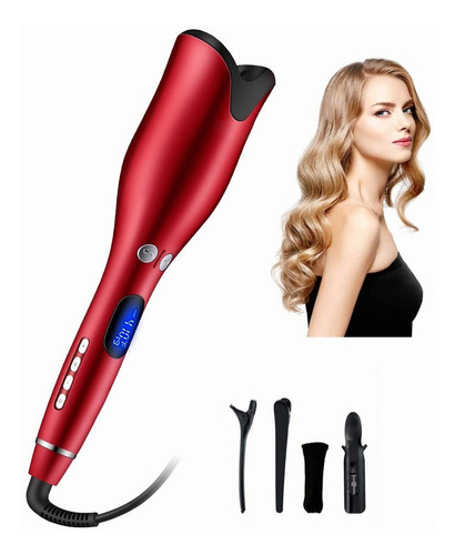 Ondulador Pelo Portátil Usb Cabello Rizador Inalambrico Color Rojo