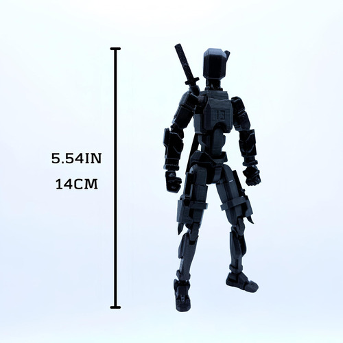 Ll Figura Acción Dummy13 Impresa En 3d 5.54 Pulgadas