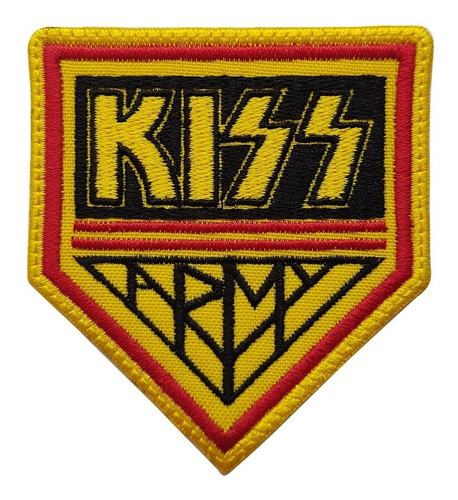 Parche Bordado Kiss Army Bandas De Rock Heavy Metal