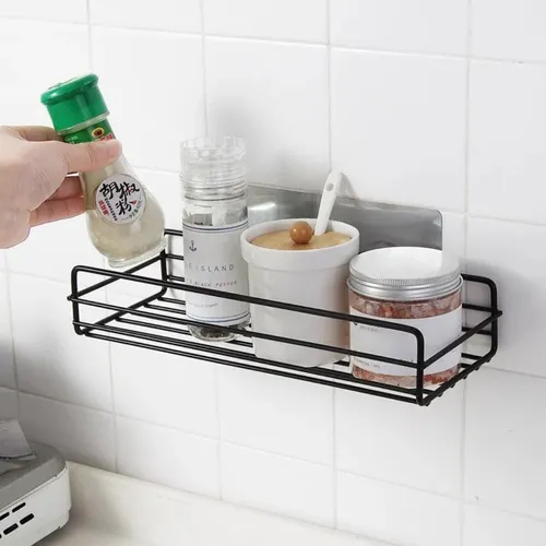 Estante Organizador Baño Ducha Metal Adhesivo Almacenamiento Una Ganga 23018