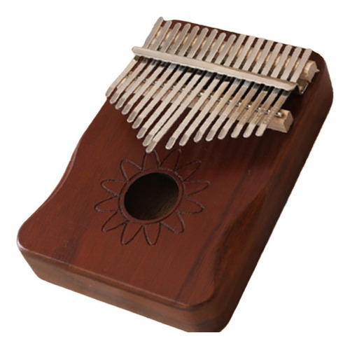 Kalimba Portátil De Madera De 17 Tonos, Piano De Dedo Africa