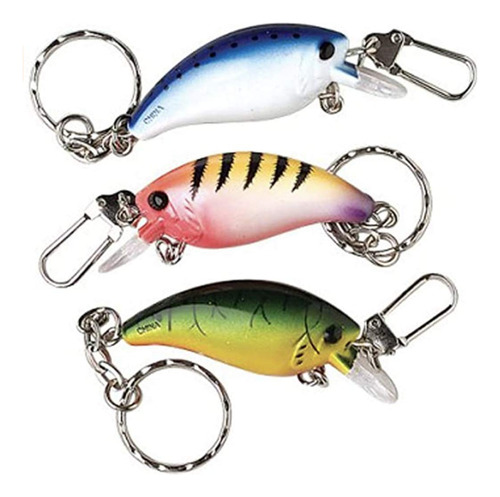 Llaveros De Señuelo De Pesca Nikki S Knick Knacks Juego De 3 Color