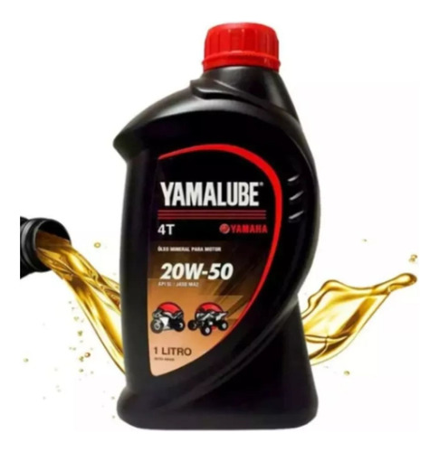 Óleo Yamalube Yamaha Mineral 4t  20w50 Sae Api Sl Jaso Ma2