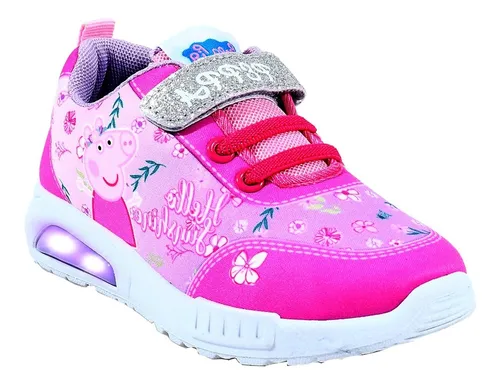 Para construir auge Neuropatía Zapatillas Con Luces Zapatilla Luz Peppa Pig Disney Footy