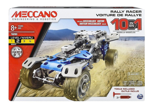 Meccano 10m Conjunto Motorizado De Construcción De Coches