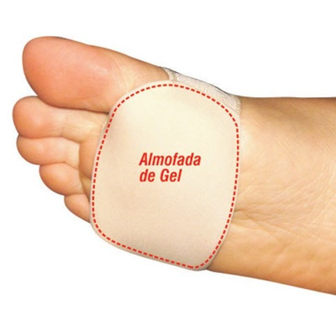 Almofada Plantar Siligel Podology G Ortho Pauher