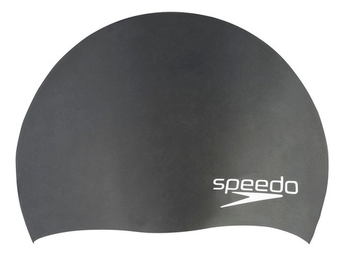 Gorra Negro Silicona Elastomeric Infantil - Speedo Diseño De La Tela Liso Talla Única