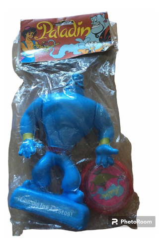 Muñeco Plástico Inflado Aladino Mas Yo Yo Retro Kiosco 90s