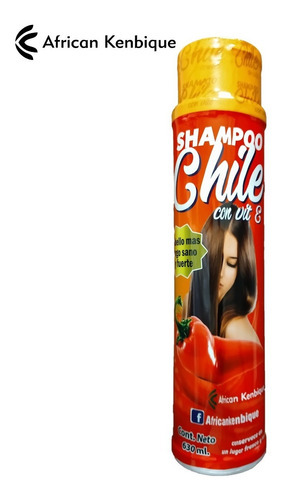 Shampoo De Chile Con Vitamina E, Natural