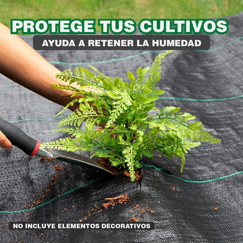 Imagen 7 de 10 de Ground Cover O Malla Antimaleza 4m Ancho X 1m Largo