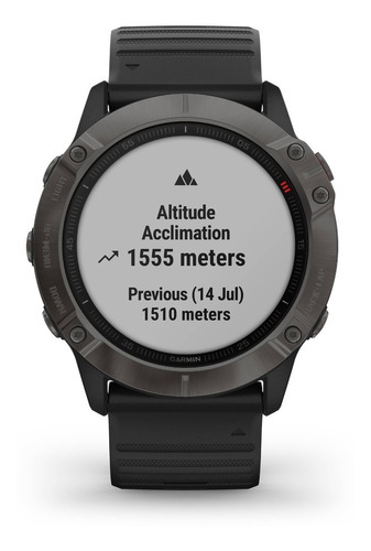 Imagen 2 de 5 de Garmin Fenix 6x Zafiro / Music Negro 51mm + Protector