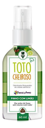 Toto Cheiroso Bloqueador De Odores Sanitários 60ml 