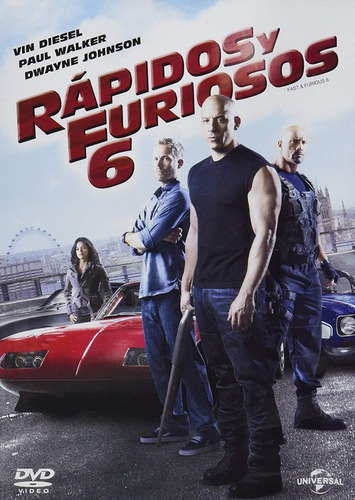 Rapidos Y Furiosos Fast & Furious 6 Seis Pelicula Dvd