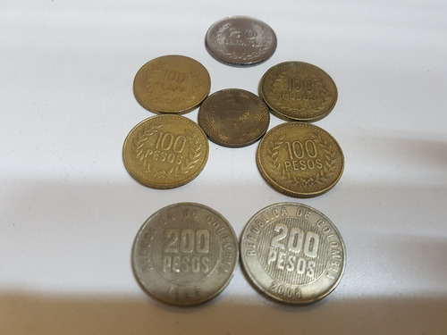 Lote Monedas Colombia Antiguas 1970 A 2015