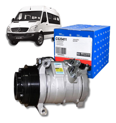 Compressor Ar Condicionado Sprinter 313 2.2 2006 07 08 2009