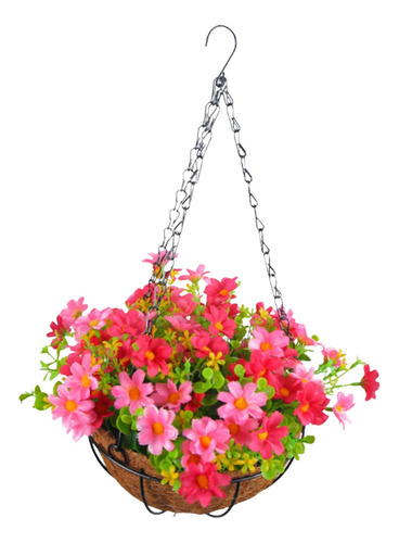 Maceta De Cadena De Cesta De Flores De Margaritas