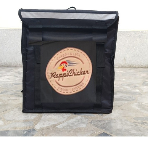Cajas Térmica Delivery Con División Y Logo Bordado 2 Caras