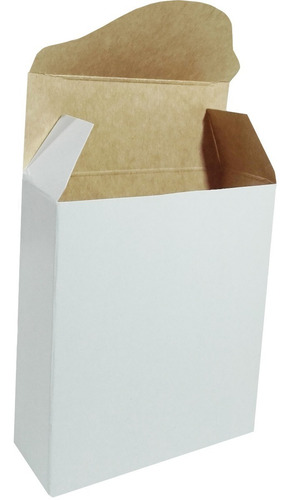 Imagen 5 de 5 de Caja Para Perfume Per4 X 50u Packaging Blanco Madera
