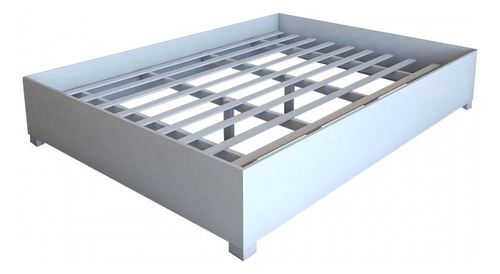 Guarda-roupa De Casal Carol 3 Portas Com Cama Branco