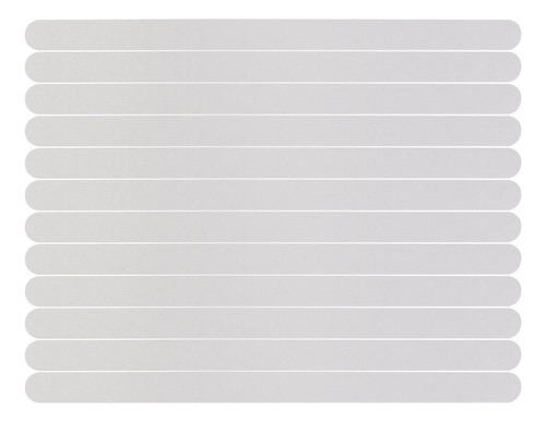 12 Pegatinas Antiadherentes Para Bañera Y Ducha (blancas)