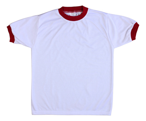 2 Playera Cuello Redondo Uniforme Escolar Camisa Deportiva